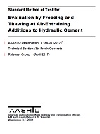 AASHTO T 188-05 (2017)