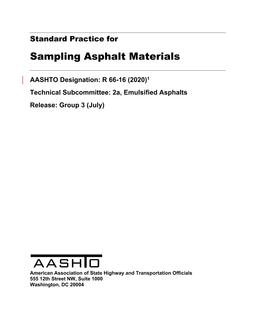 AASHTO R 66-16