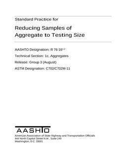 AASHTO R 76-16