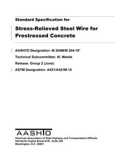 AASHTO M 204M/M 204-19