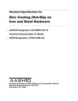 AASHTO M 232M/M 232-19