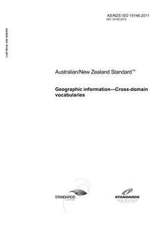 AS/NZS ISO 19146-2011