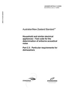 AS/NZS 60704.2.3-2009