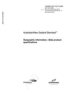 AS/NZS ISO 19131-2008