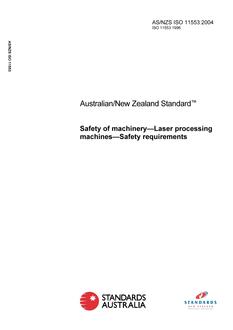 AS/NZS ISO 11553-2004