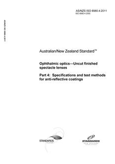 AS/NZS ISO 8980.4-2011