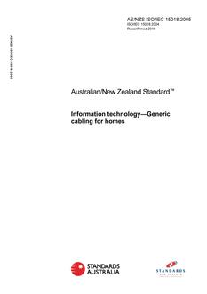 AS/NZS ISO/IEC 15018-2005