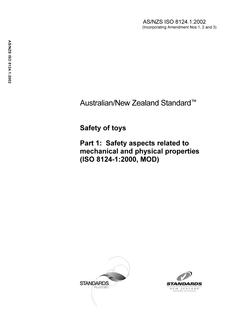 AS/NZS ISO 8124.1-2002