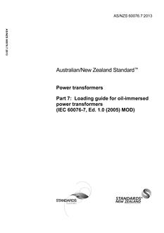 AS/NZS 60076.7-2013