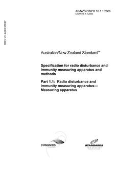 AS/NZS CISPR 16.1.1-2006