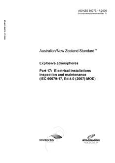 AS/NZS 60079.17-2009