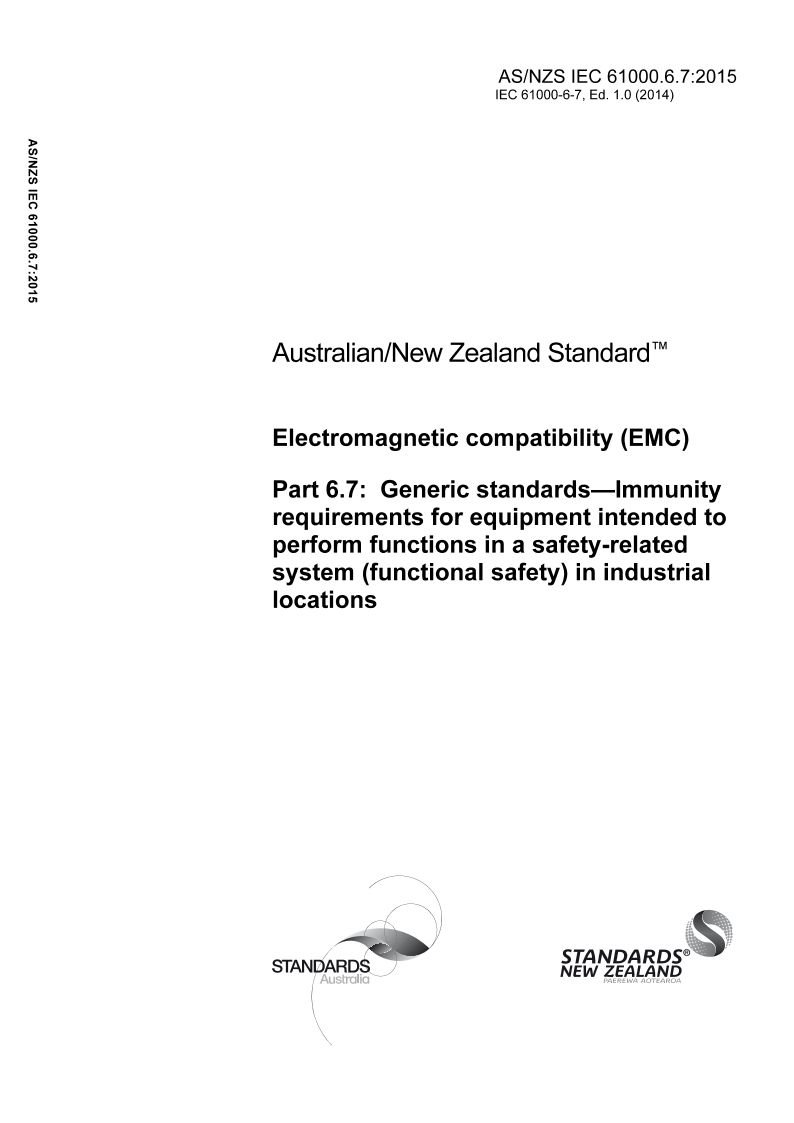 AS/NZS IEC 61000.6.7:2015