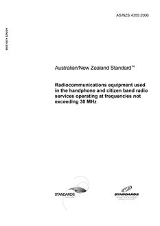 AS/NZS 4355-2006