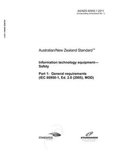 AS/NZS 60950.1-2011