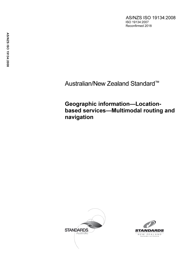 AS/NZS ISO 19134-2008