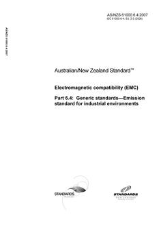 AS/NZS 61000.6.4-2007