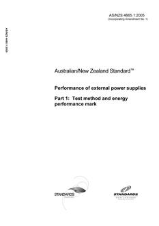 AS/NZS 4665.1-2005