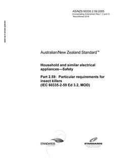 AS/NZS 60335.2.59-2005