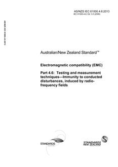 AS/NZS IEC 61000.4.6-2013