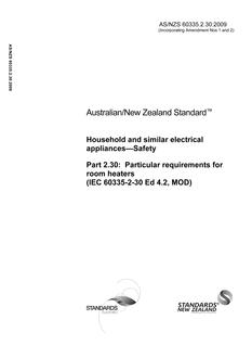 AS/NZS 60335.2.30-2009