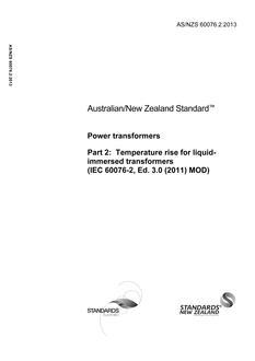 AS/NZS 60076.2-2013