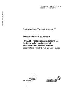 AS/NZS IEC 60601.2.31:2016