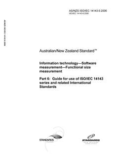 AS/NZS ISO/IEC 14143.6-2006