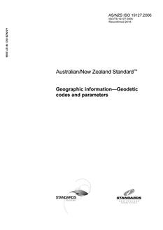 AS/NZS ISO 19127-2006