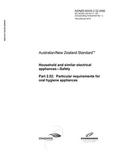 AS/NZS 60335.2.52-2006