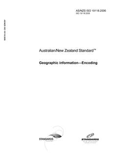 AS/NZS ISO 19118-2006