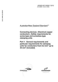 AS/NZS IEC 60999.1-2012