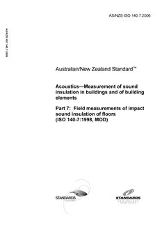 AS/NZS ISO 140.7-2006