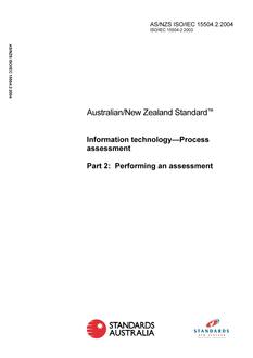 AS/NZS ISO/IEC 15504.2-2004