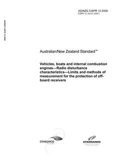 AS/NZS CISPR 12-2009