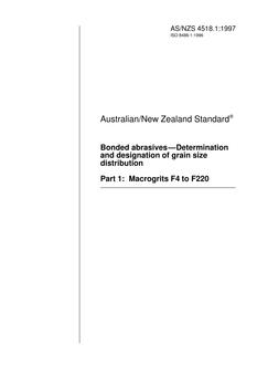 AS/NZS 4518.1-1997