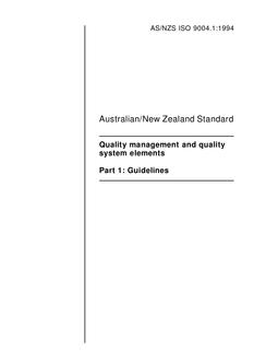 AS/NZS ISO 9004.1-1994