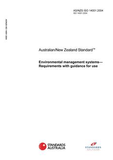 AS/NZS ISO 14001-2004