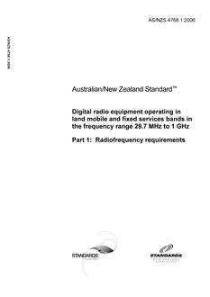 AS/NZS 4768.1-2006