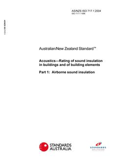 AS/NZS ISO 717.1-2004