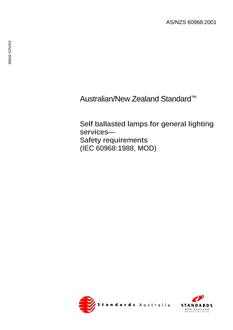 AS/NZS 60968-2001