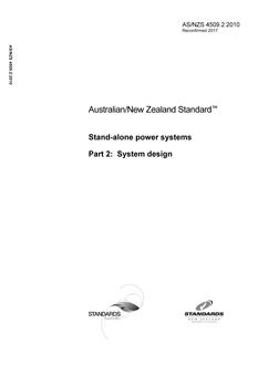 AS/NZS 4509.2-2010