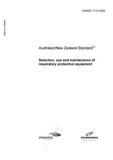 AS/NZS 1715:2009