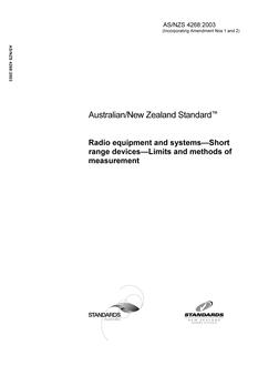 AS/NZS 4268:2003