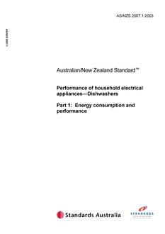 AS/NZS 2007.1:2003