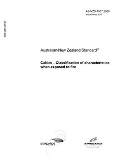 AS/NZS 4507:2006