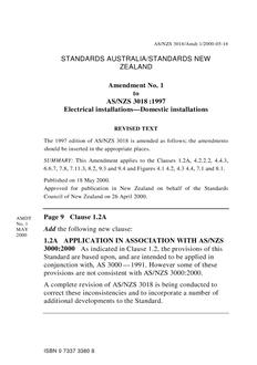 AS/NZS 3018:1997 AMDT 1