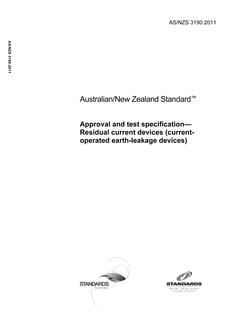 AS/NZS 3190:2011