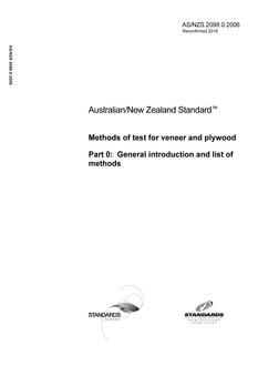 AS/NZS 2098.0:2006