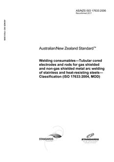 AS/NZS ISO 17633:2006