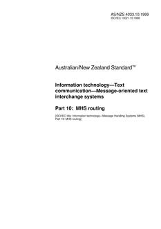 AS/NZS 4033.10:1999